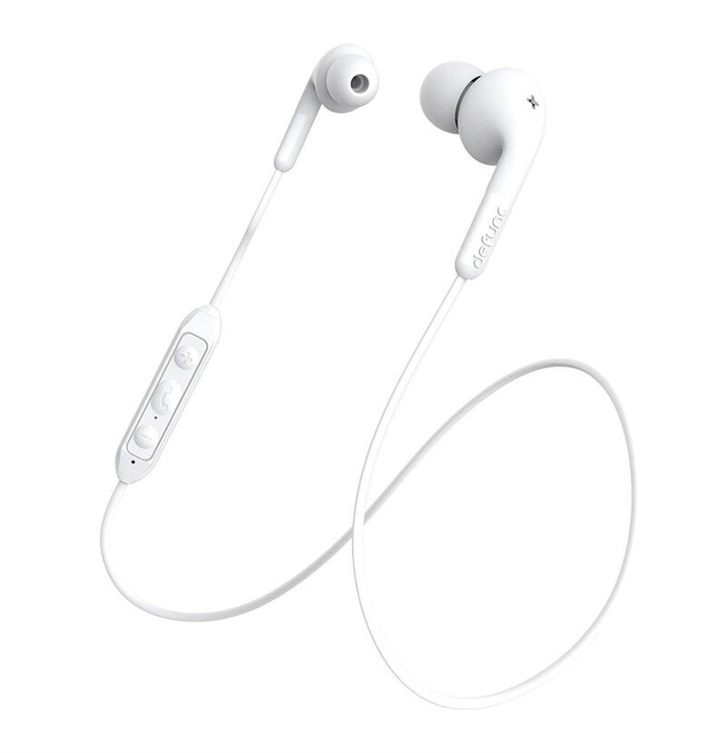 DeFunc BT Plus Music - In-Ear Hodetelefoner, Hvit