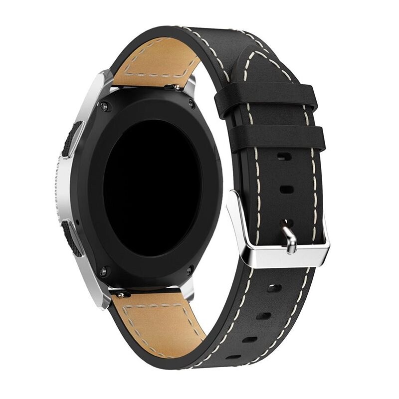 Suunto Race Reim i ekte skinn, Svart