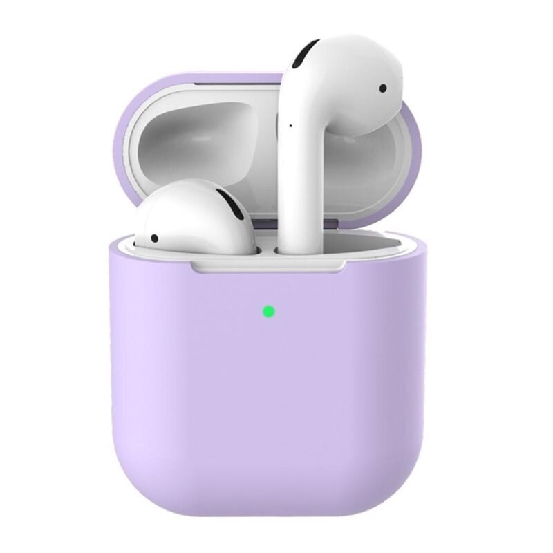 Apple AirPods Tynt silikon-deksel, Lilla