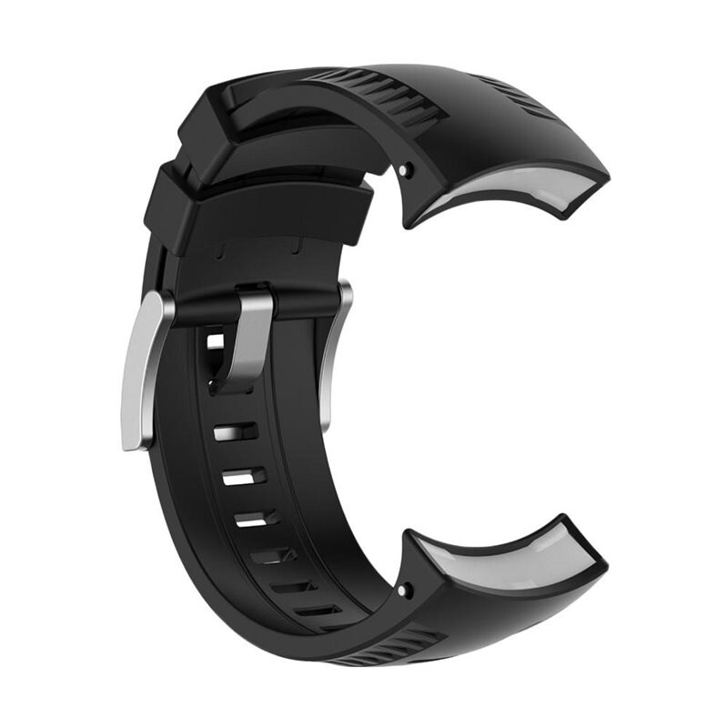 9 Baro/Suunto 7/Suunto 9 Reim i silikon, Svart