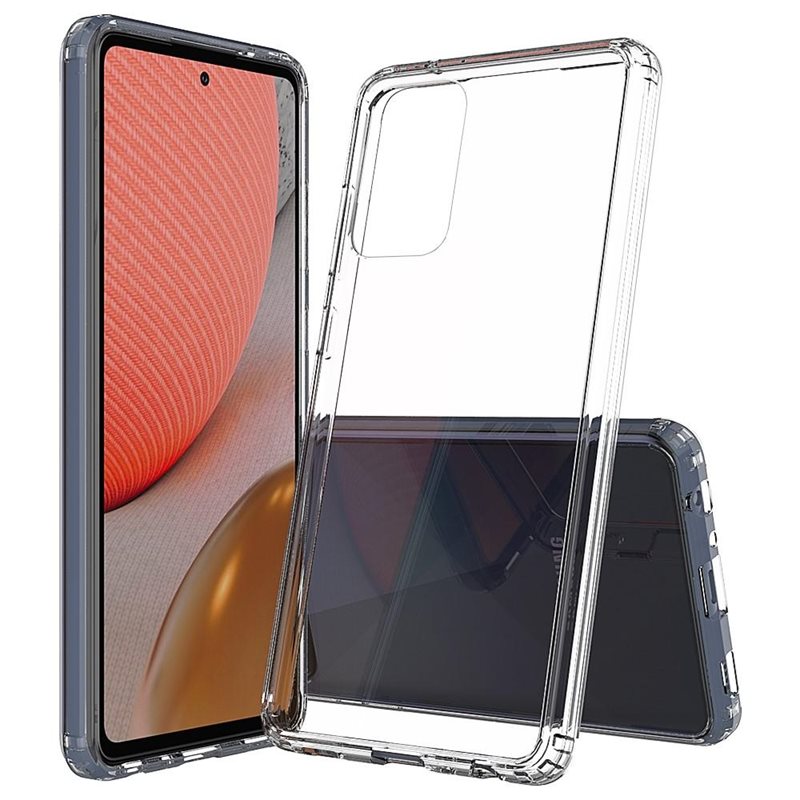tectTech Samsung Galaxy A72 5G Crystal Hybrid-deksel, Gjennomsiktig