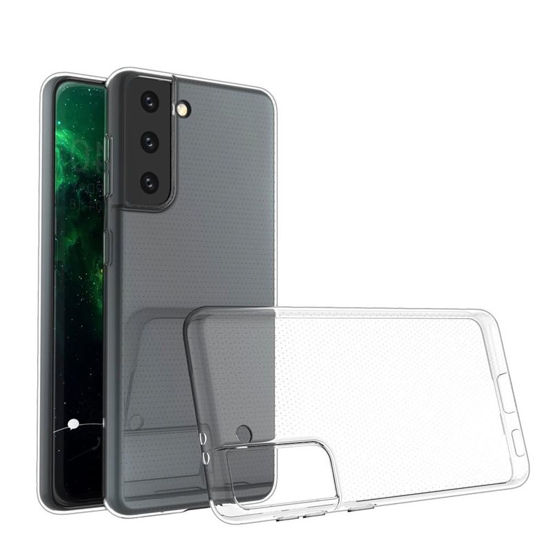 tectTech Samsung Galaxy S21 Tynt TPU-deksel, Gjennomsiktig