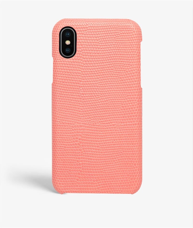 The Case Factory iPhone Xs Max Deksel Lizard Pesca