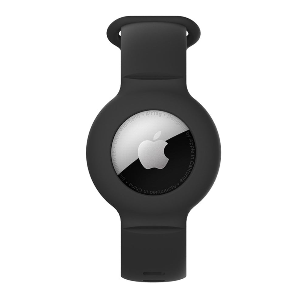 Apple AirTag Praktisk silikonreim, Svart