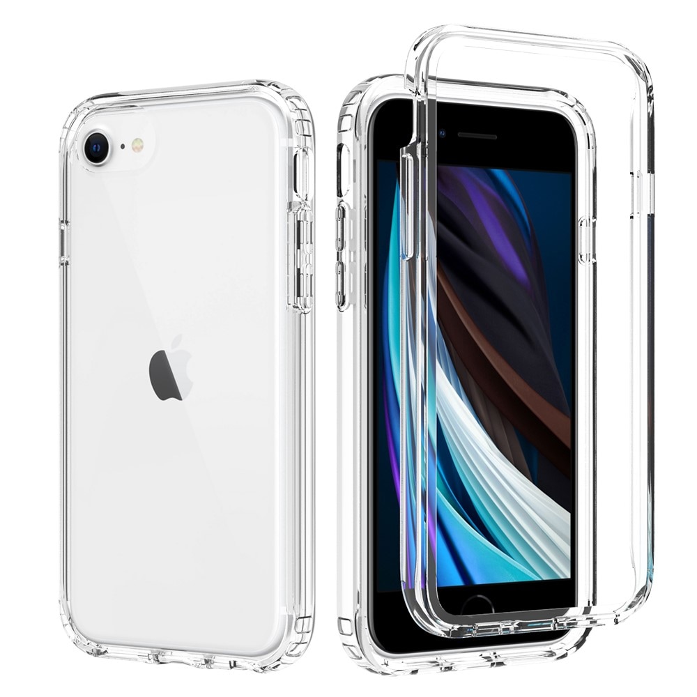 iPhone SE 2022 Mobildeksel med beskyttelsesramme, Gjennomsiktig