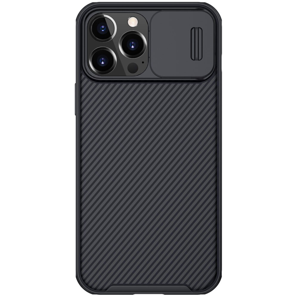 iPhone 13 Pro Max Deksel med kameralinsebeskyttelse - CamShield, Svart