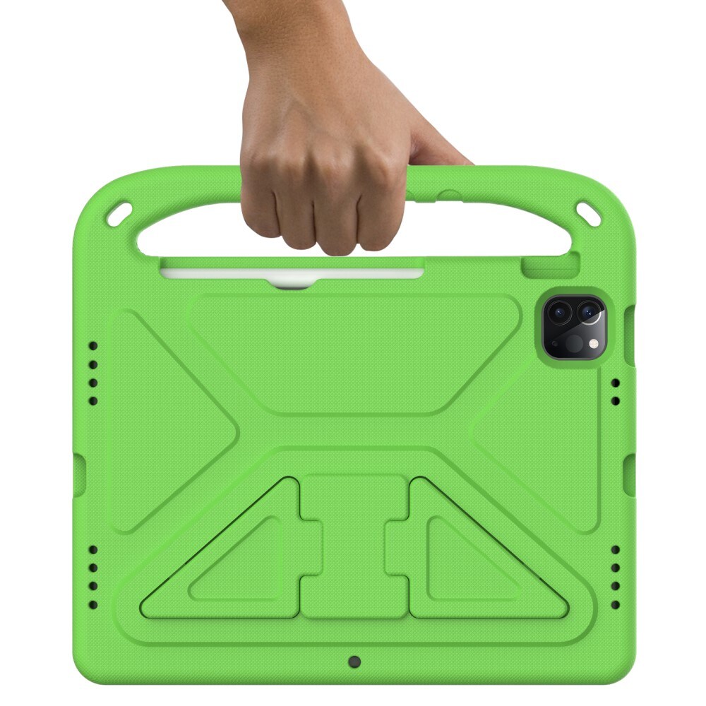 Apple iPad Pro 11 4th Gen (2022) Støtsikkert deksel/etui med håndtak, Grønn