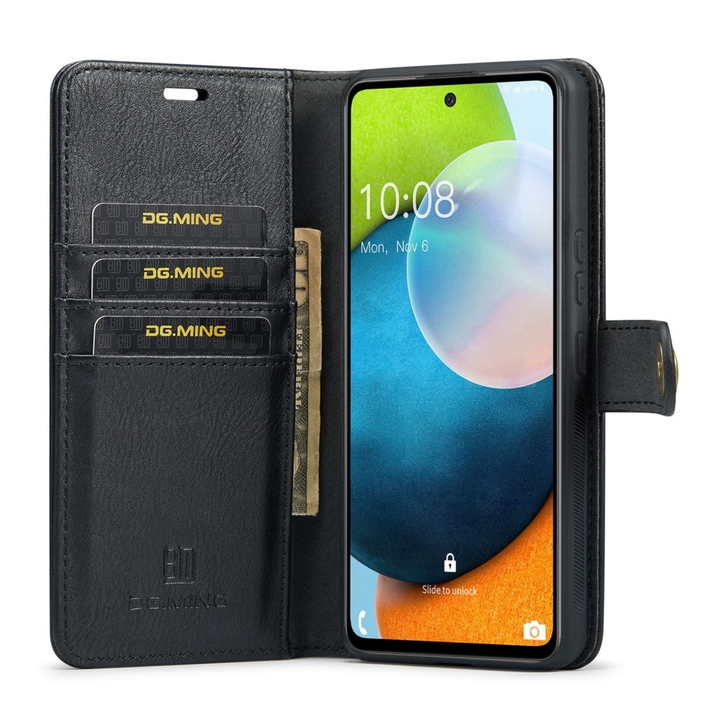 Samsung Galaxy A53 Lommeboketui med avtakbart deksel, Black