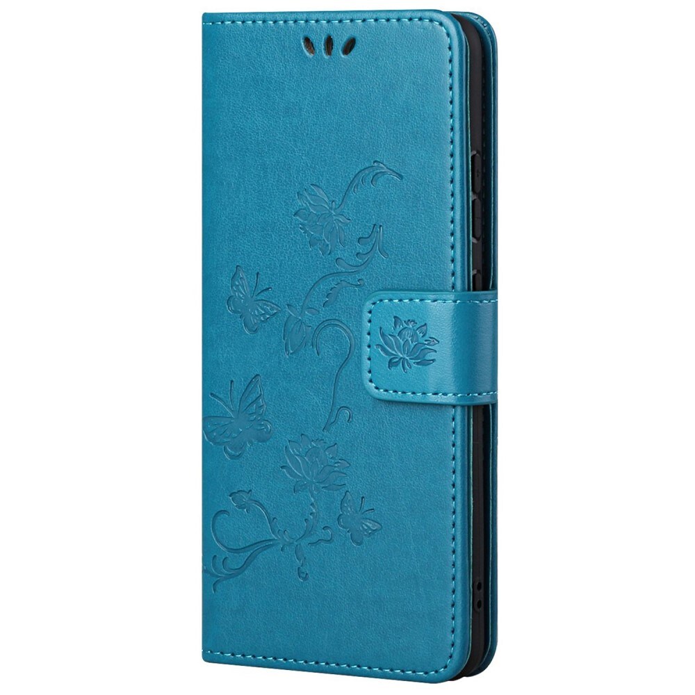 Xiaomi Redmi 10C Mobiletui med sommerfugler, Blå