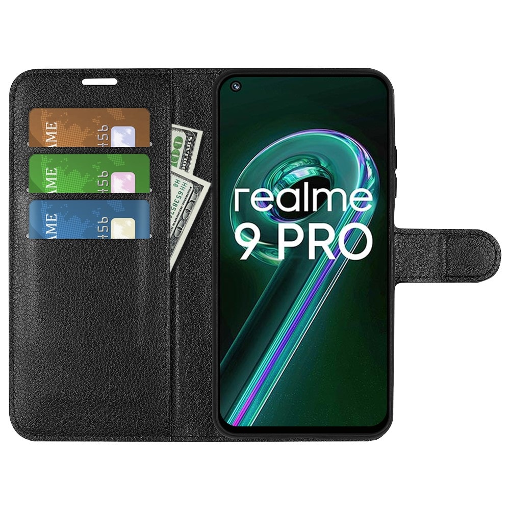 Realme 9 Pro/OnePlus Nord CE 2 Lite 5G Enkelt mobiletui, Svart