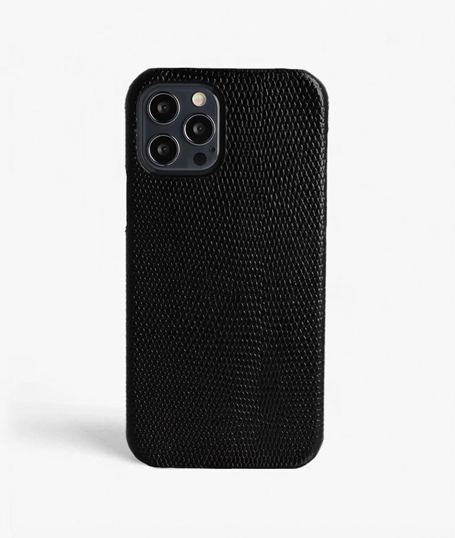 iPhone 12/iPhone 12 Pro Deksel Lizard Svart