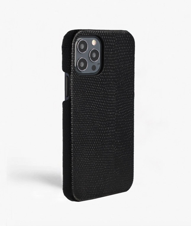 iPhone 12/iPhone 12 Pro Deksel Lizard Svart
