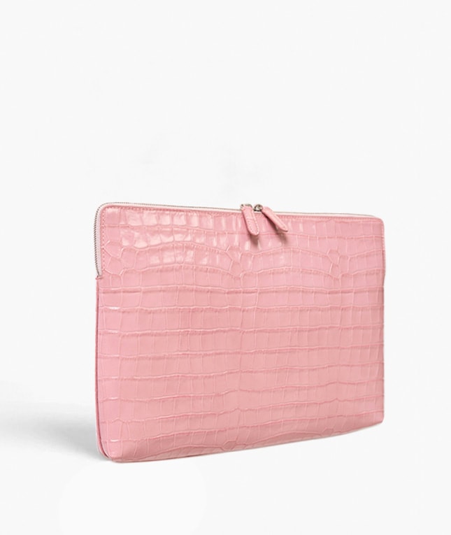 Laptopveske 15" Croco Pink