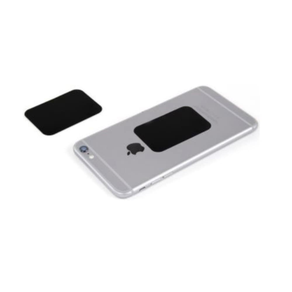 Ekstra metallplate for magnetisk holder, svart