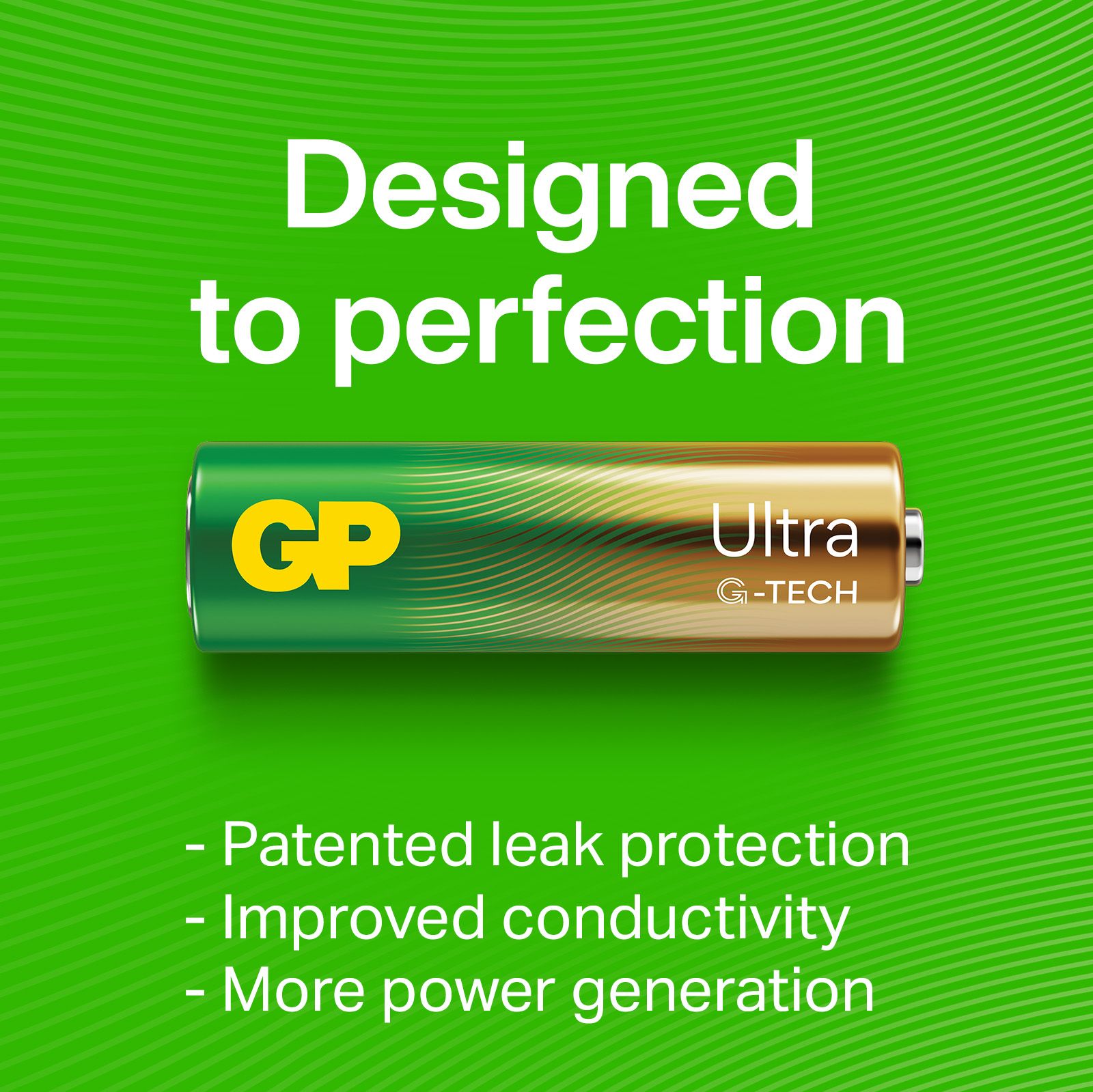 12-pakning Ultra Alkaline AA-batterier 15AU/LR6
