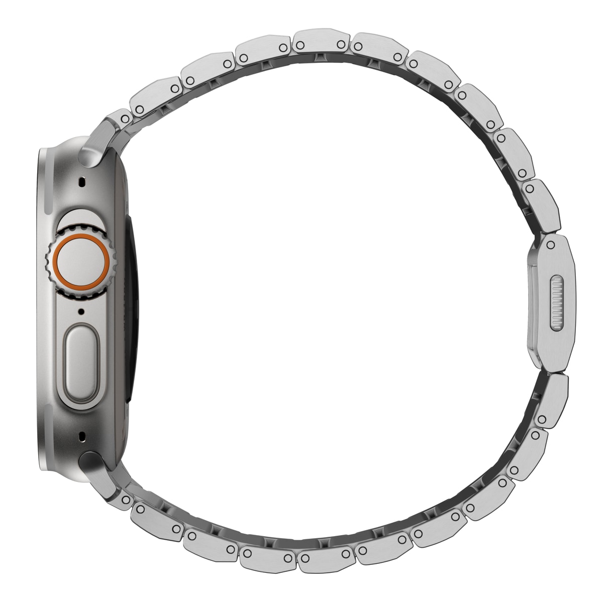 Apple Watch Ultra 49mm 2nd Gen Titanium reim, Sølv