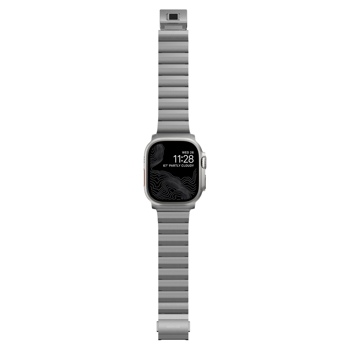 Apple Watch Ultra 49mm 2nd Gen Titanium reim, Sølv