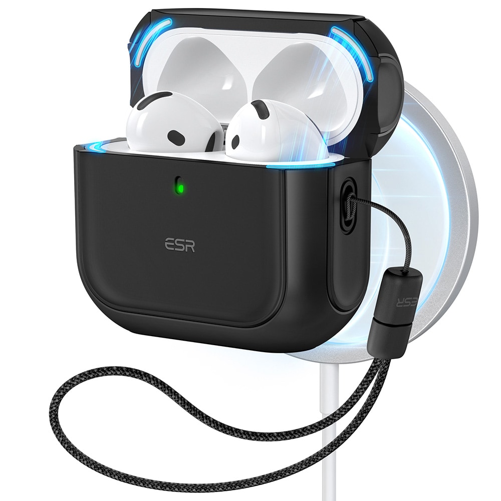 Apple AirPods 4 Deksel Orbit MagSafe, Svart