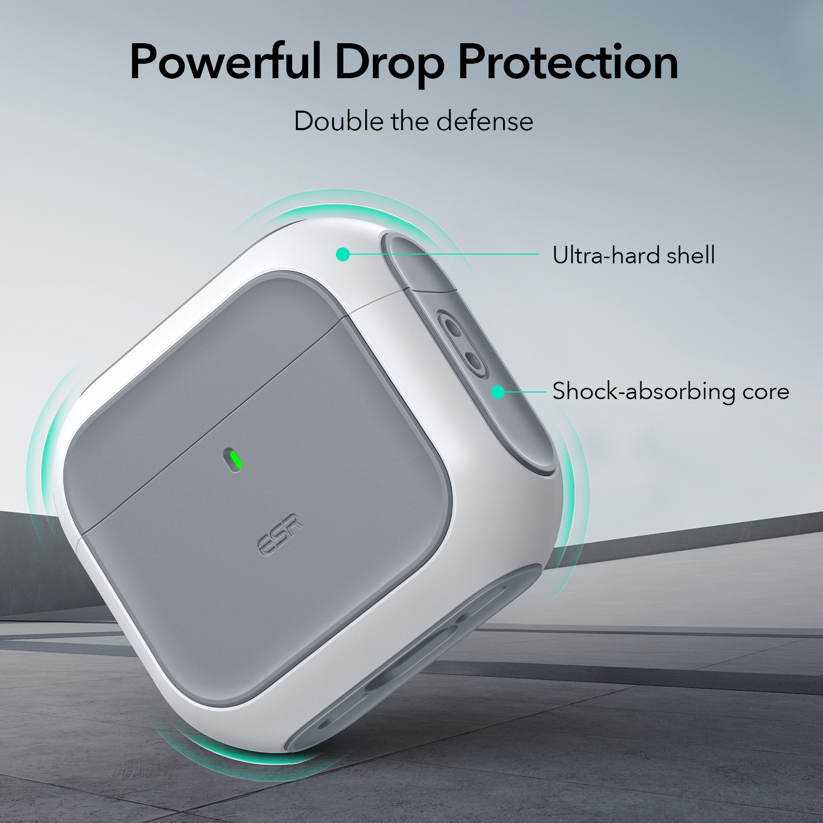 Apple AirPods 4 Deksel Orbit MagSafe, Svart