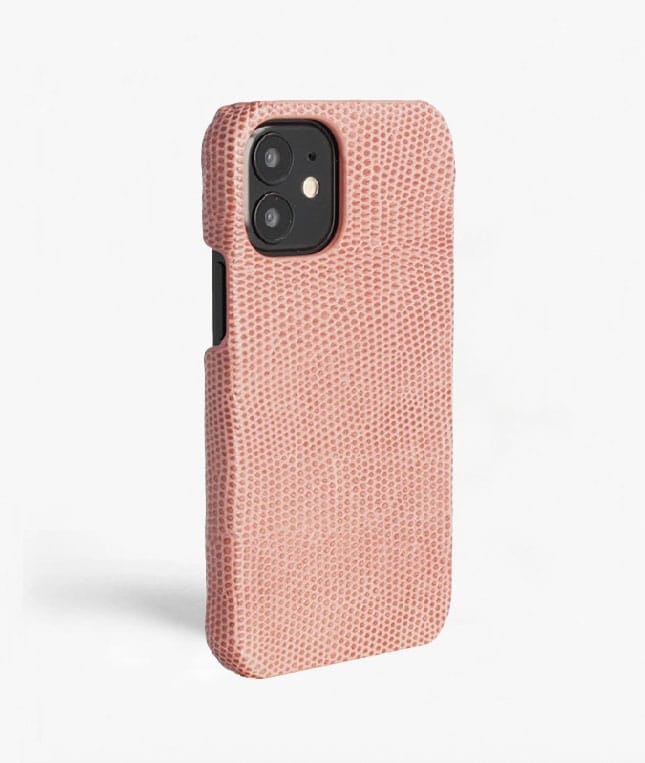 iPhone 12 Mini Deksel Lizard Rosa
