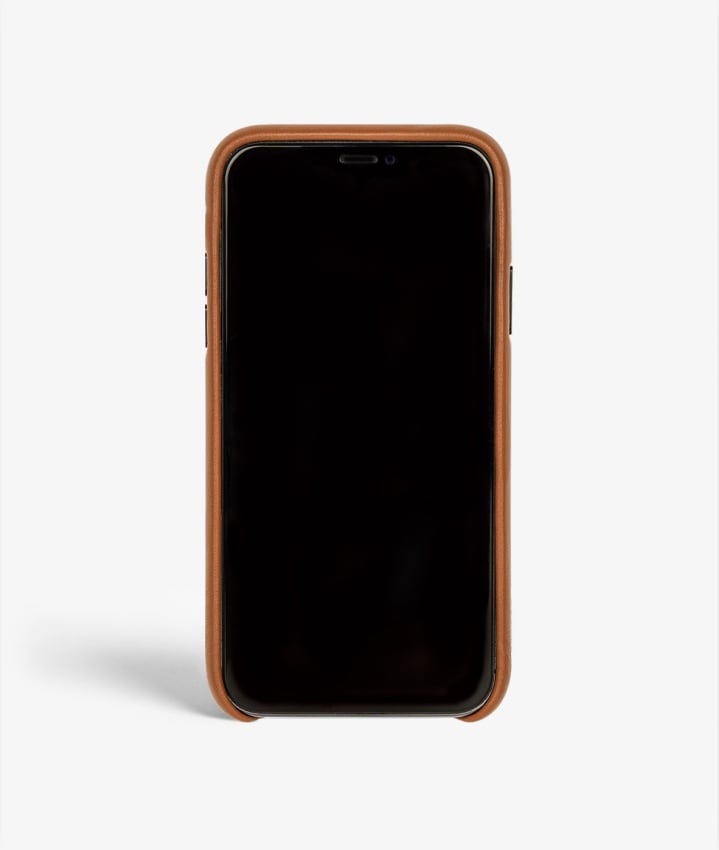 Street Collection iPhone X/XS Wrapped Egdes Nappa Cognac