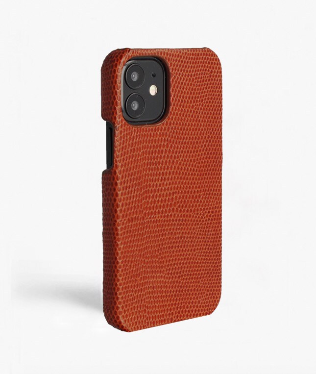 iPhone 12 Mini Deksel Lizard Brun