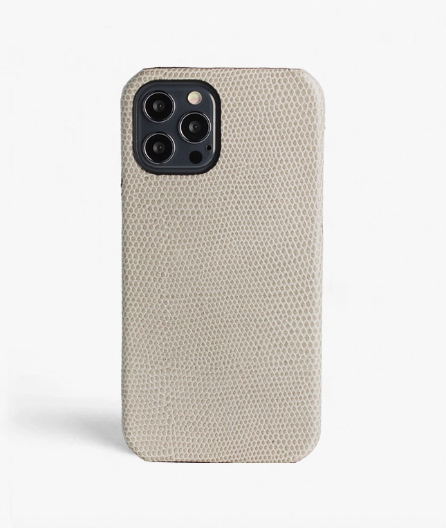 iPhone 12/iPhone 12 Pro Deksel Lizard Grå