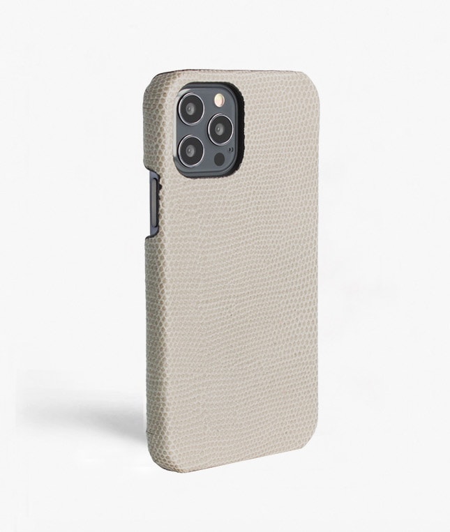 iPhone 12/iPhone 12 Pro Deksel Lizard Grå