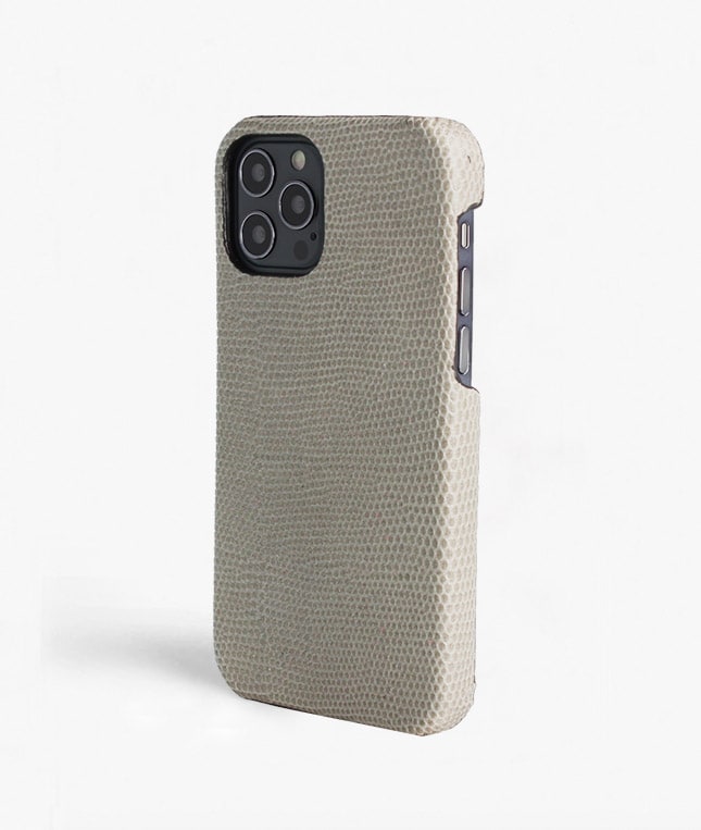 iPhone 12/iPhone 12 Pro Deksel Lizard Grå