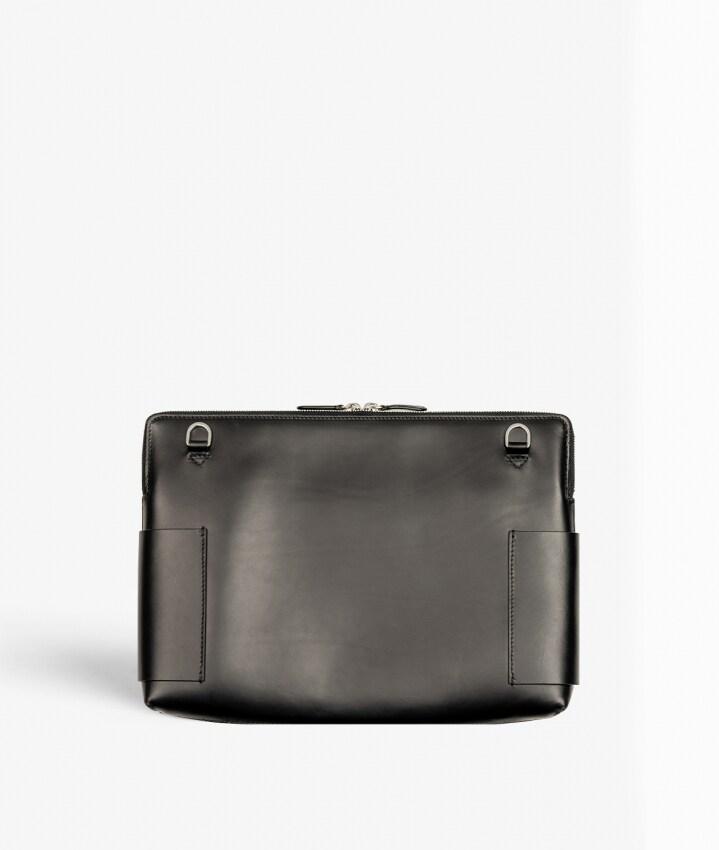 Laptopveske 15" Snake Vegetable Tanned Svart