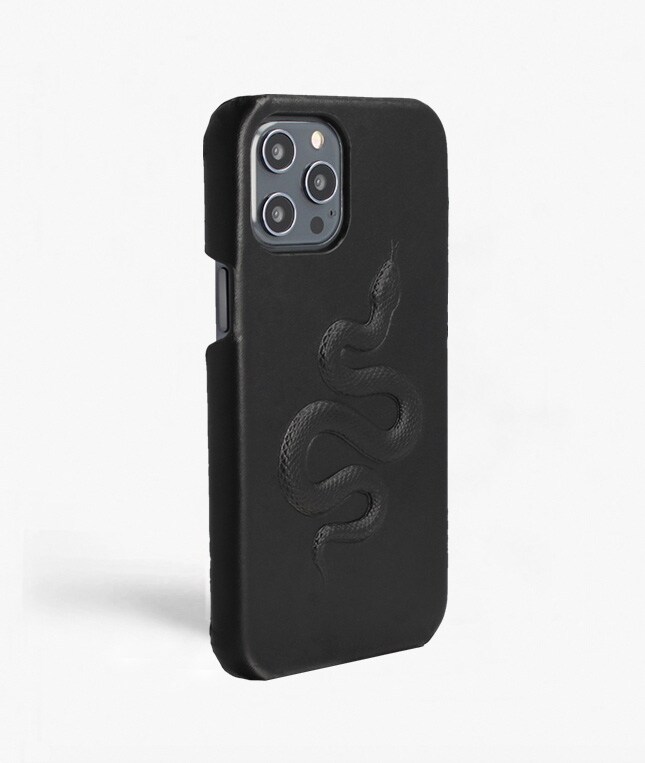 iPhone 12 Pro Max Deksel Snake Black