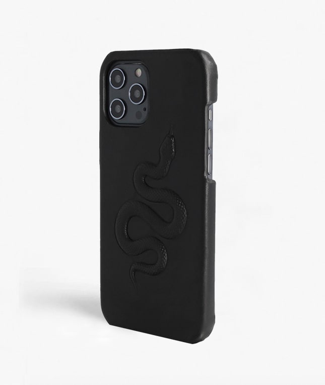 iPhone 12 Pro Max Deksel Snake Black
