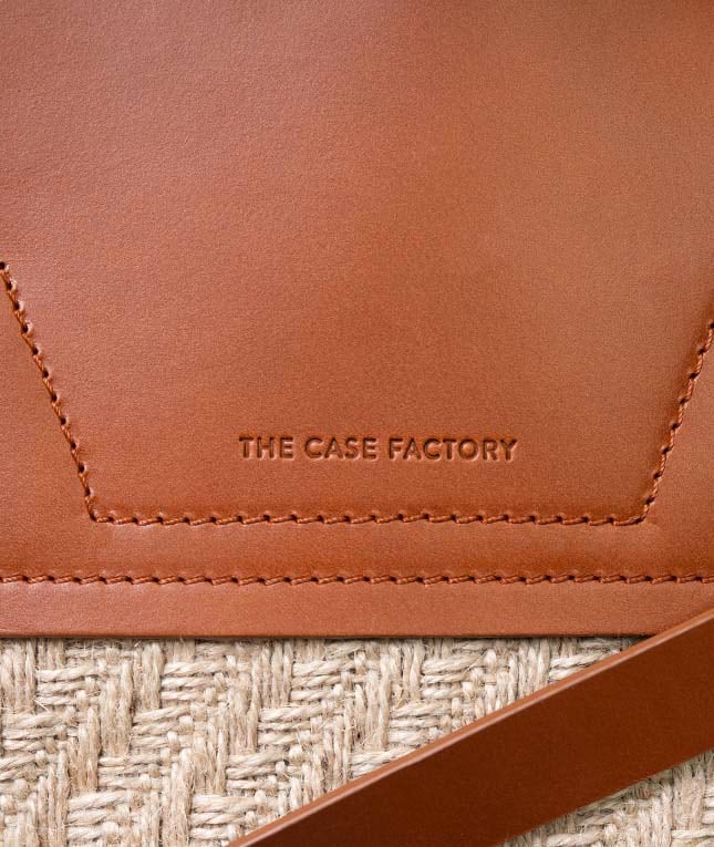 Classy Bag Jute Leather Vegetable Tanned Brun