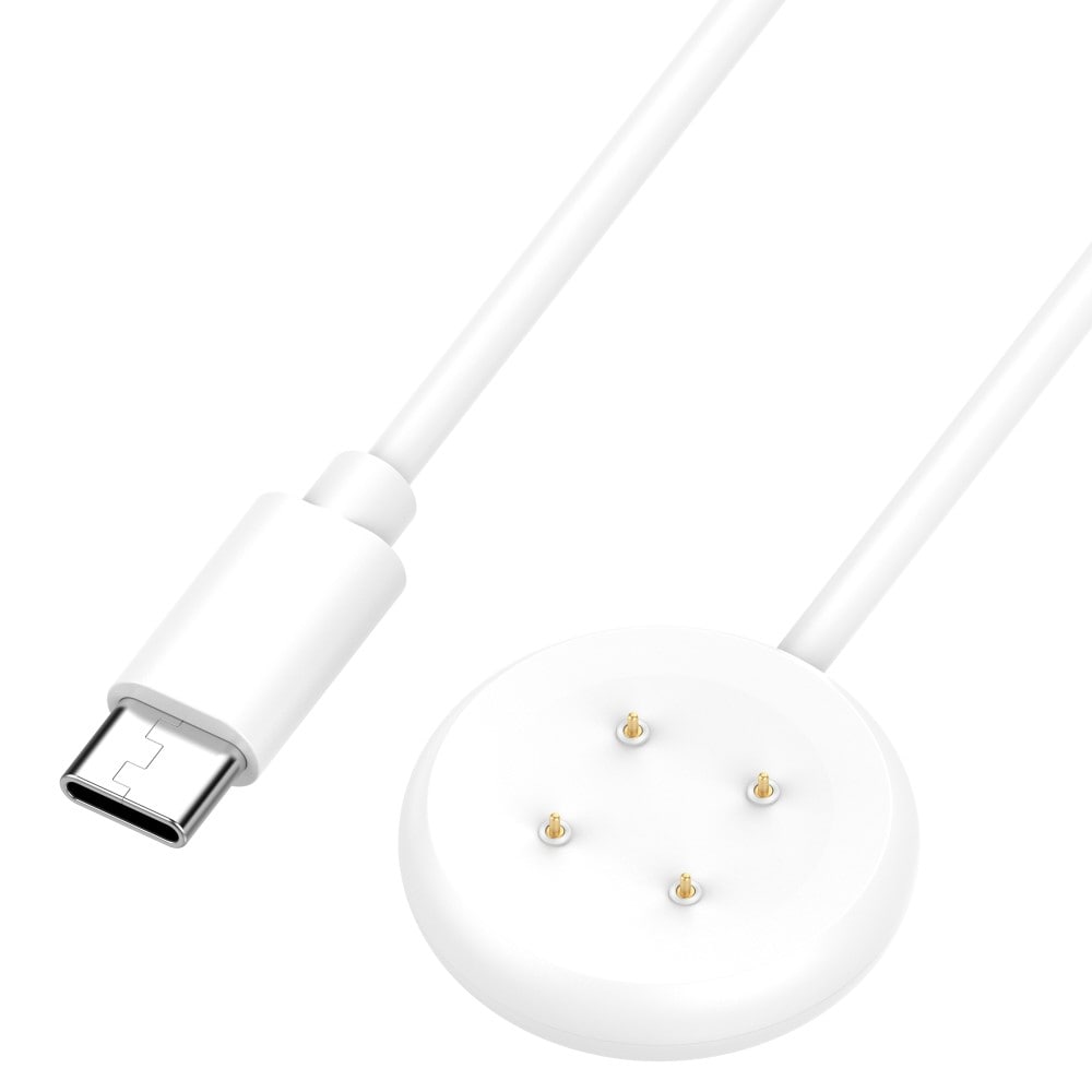 Google Galaxy Watch 3 45mm Lader - kabel & vegglader 20W, Hvit