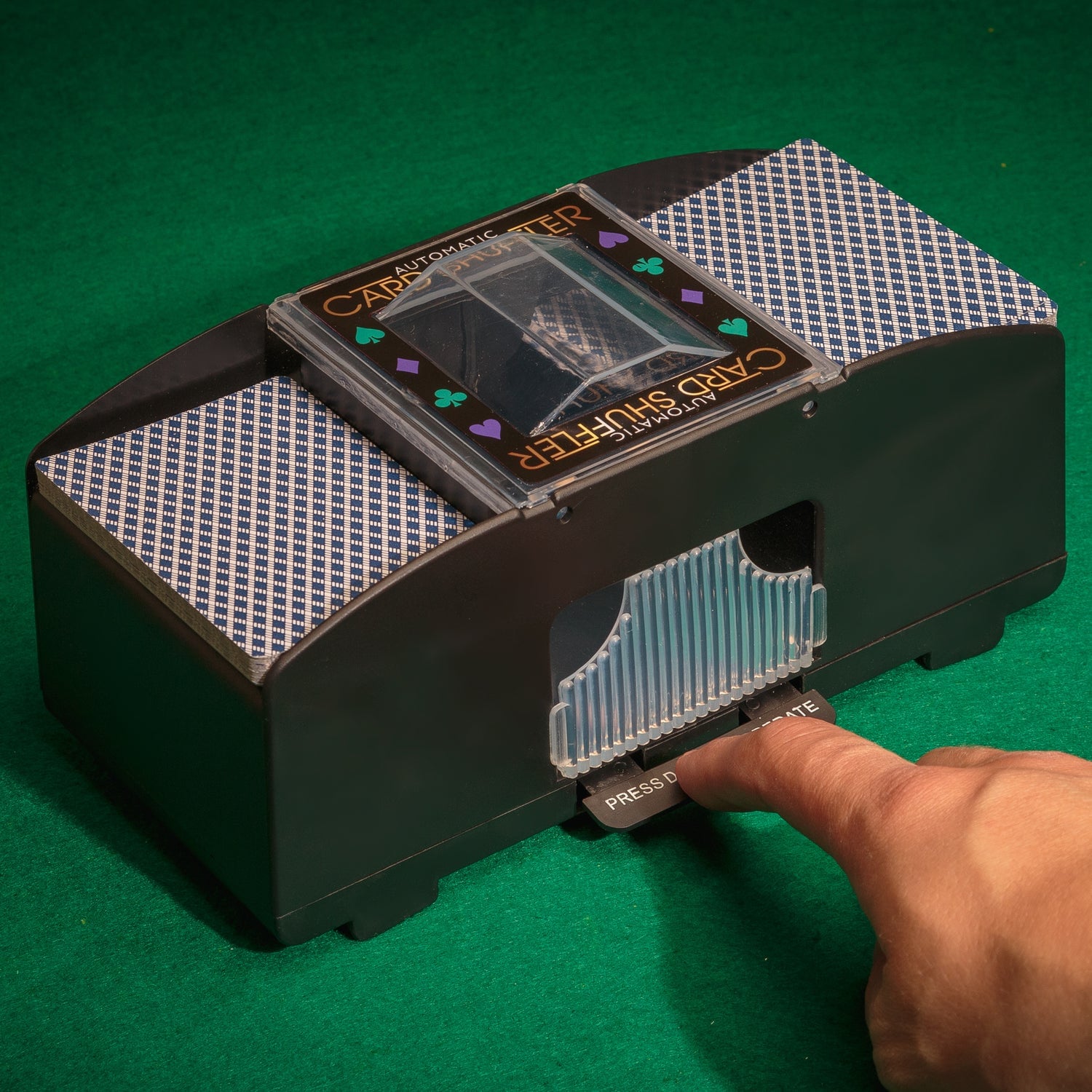 Automatisk kortblander med to kortstokker - Card Shuffler