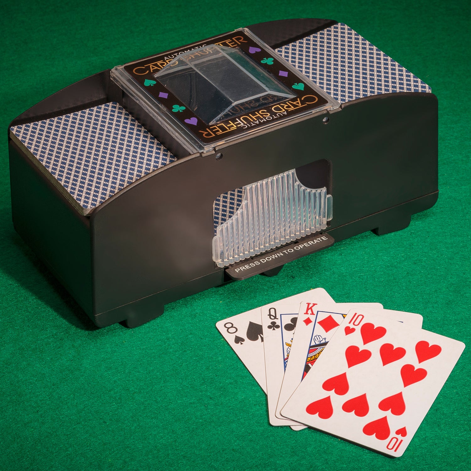Automatisk kortblander med to kortstokker - Card Shuffler