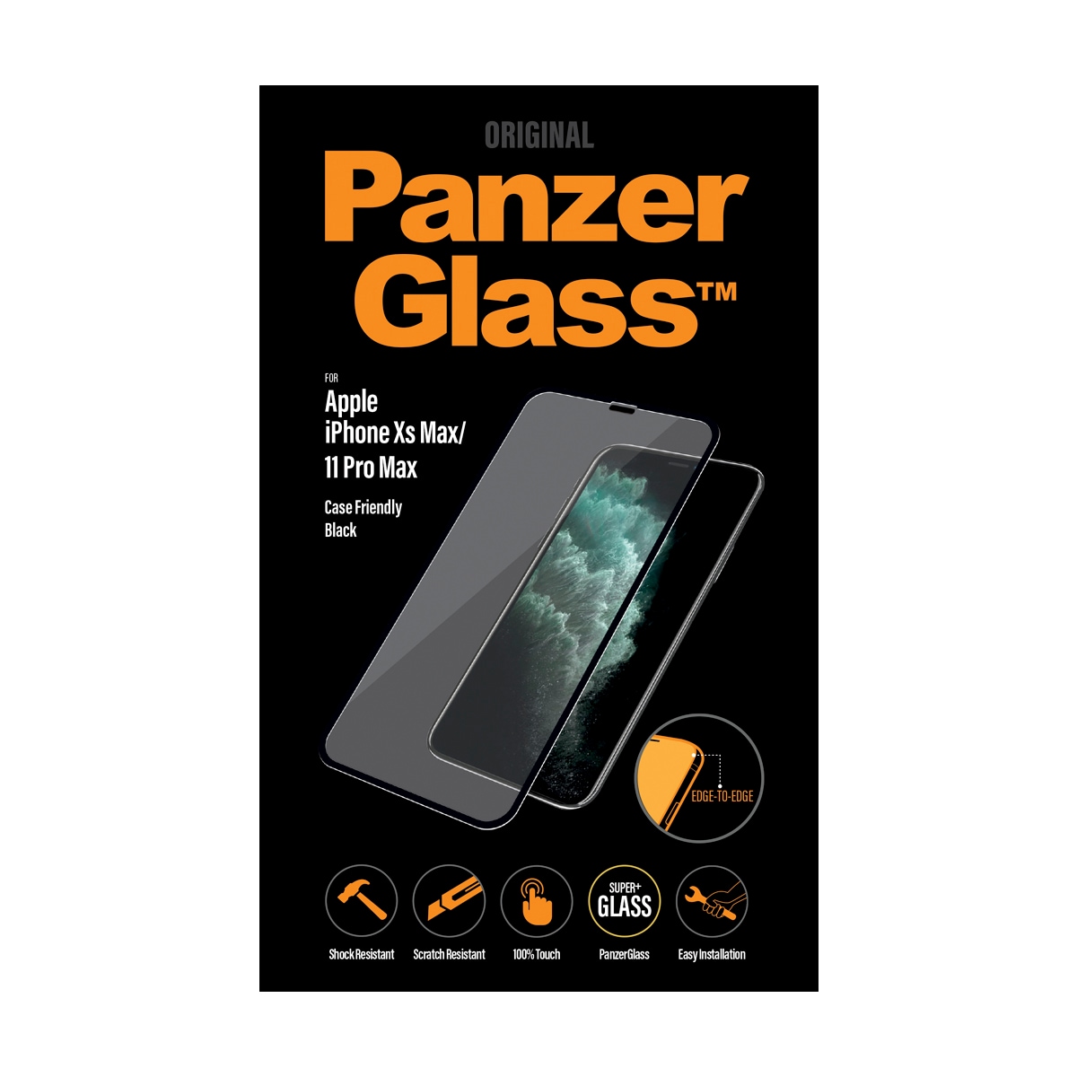 iPhone 11 Pro Max Skjermbeskytter i ripemotstandig herdet glass - Edge-to-Edge