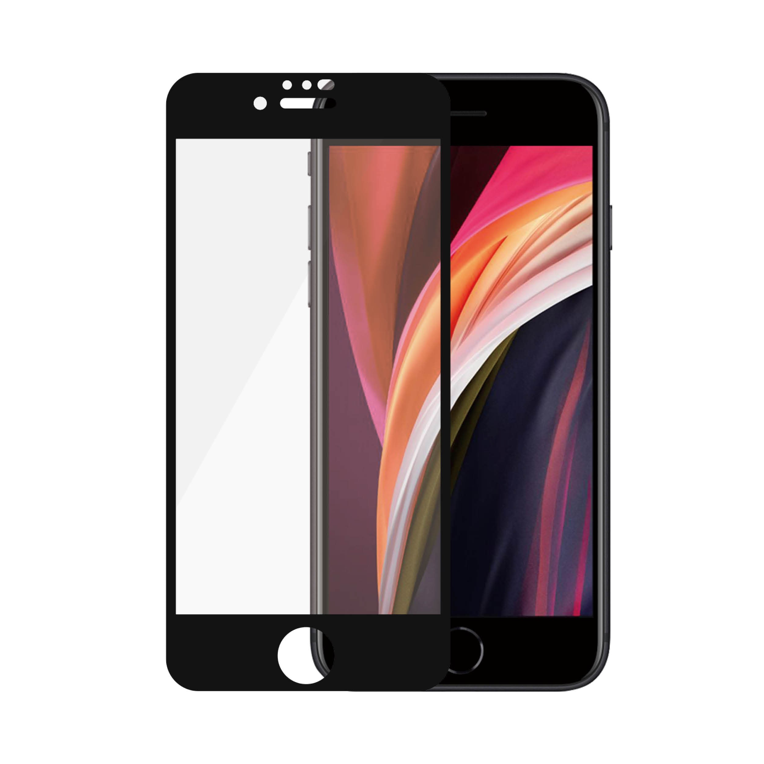 iPhone SE 2022 Skjermbeskytter i ripemotstandig herdet glass - Edge-to-Edge