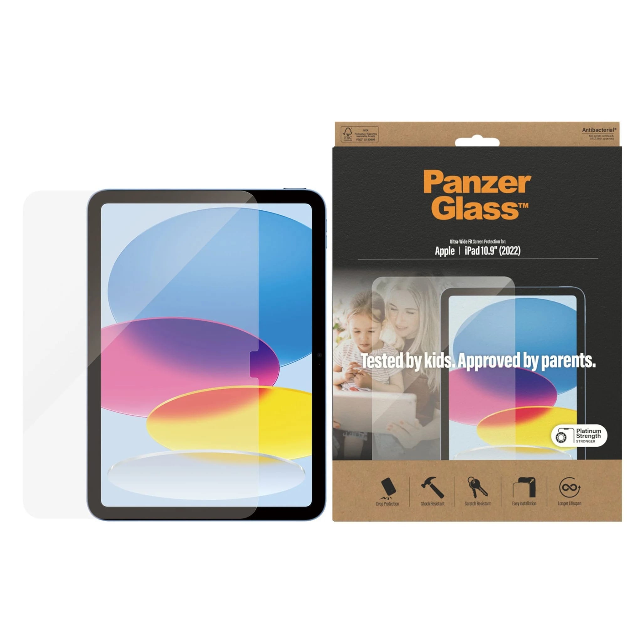 Apple iPad 11 11th Gen (2025) Skærmbeskytter i ridsefast hærdet glas - Ultra Wide Fit