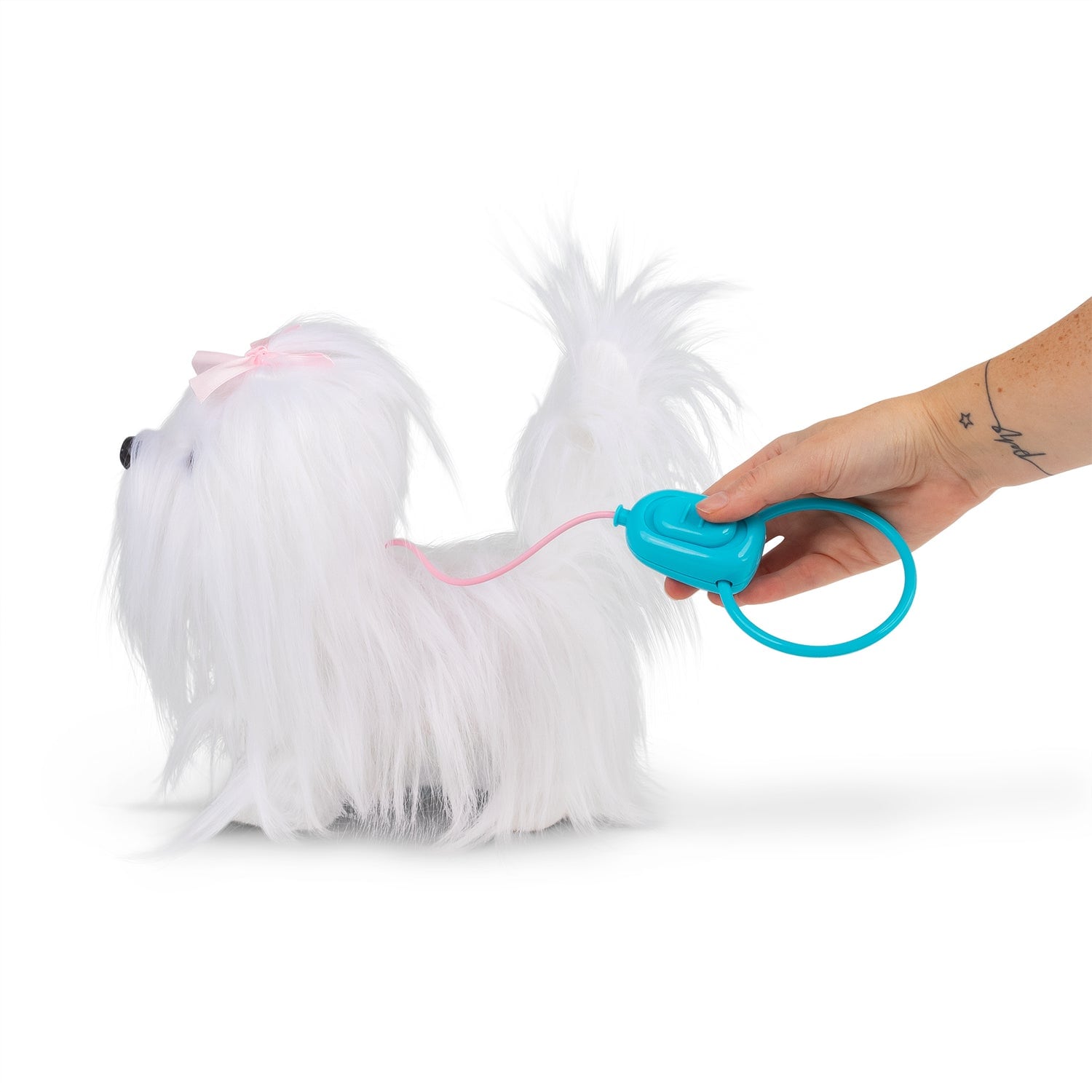 Magnificent Maltese Gående Hund med Lyd