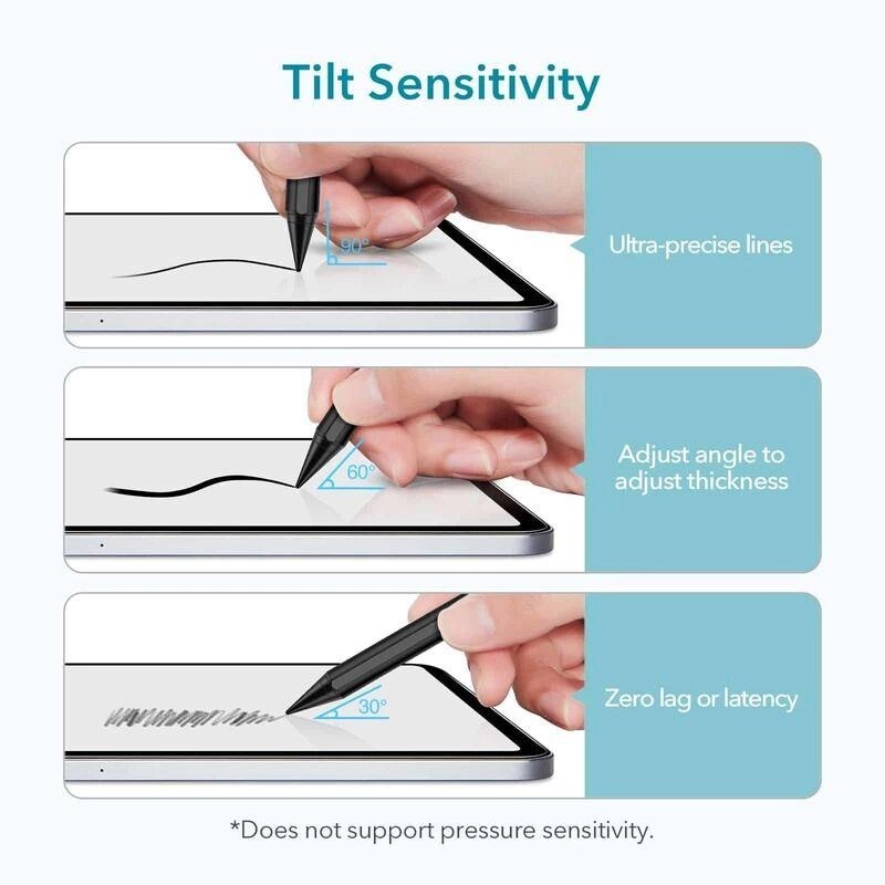Stylus Magnetisk & Digital Touch-Penn for iPad, Hvit