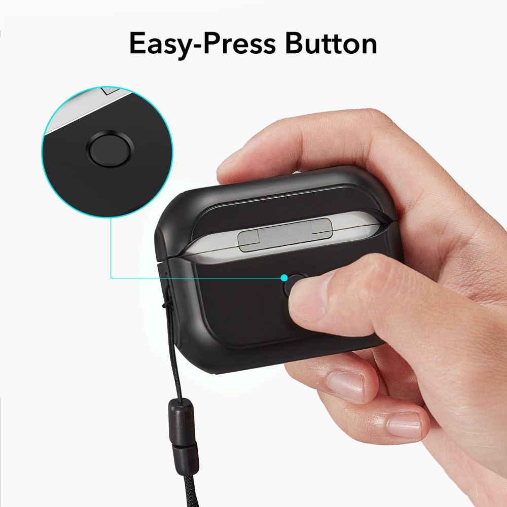 Apple AirPods Pro Deksel Orbit MagSafe, Svart