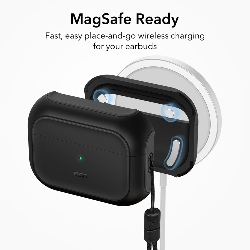 Apple AirPods Pro Deksel Orbit MagSafe, Svart