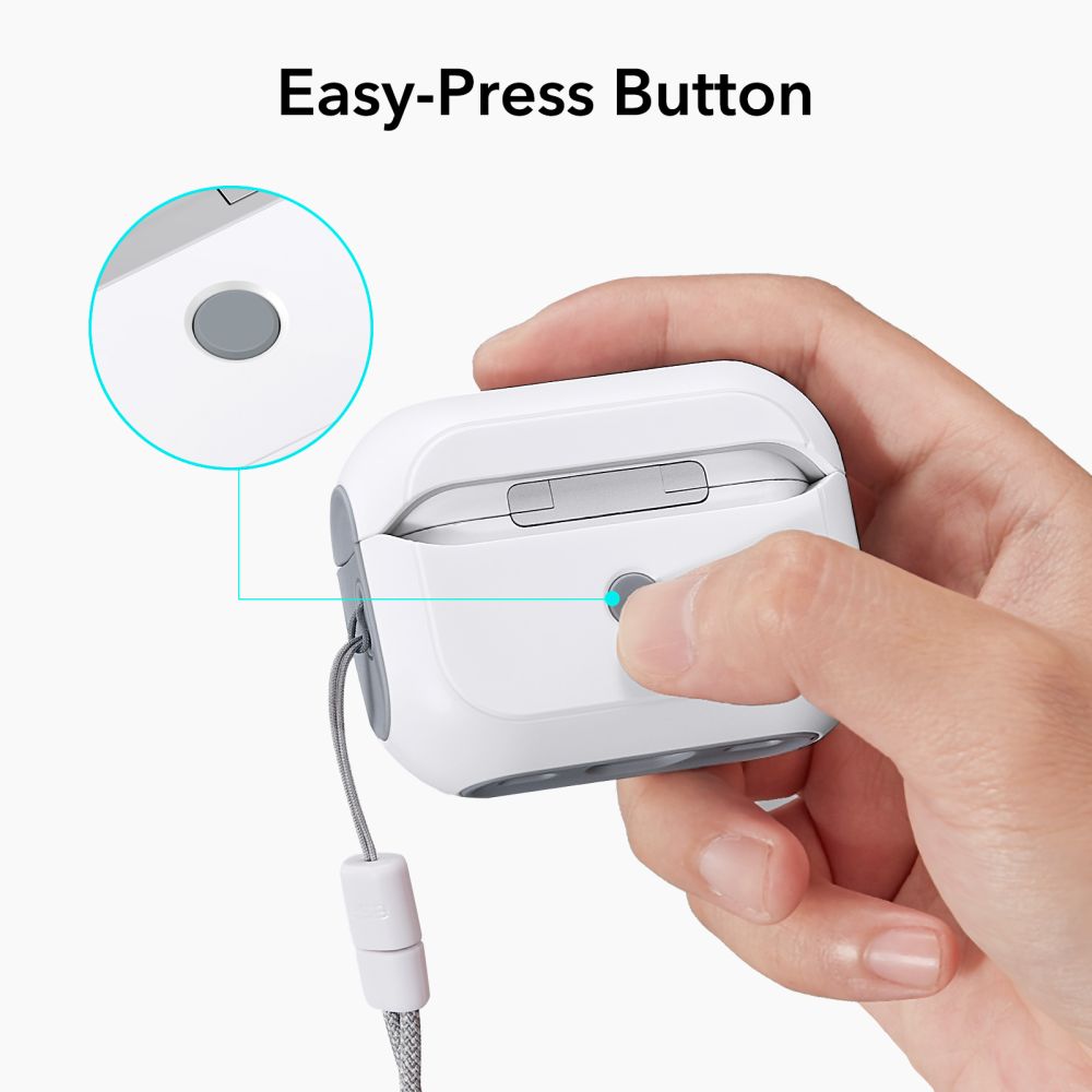 Apple AirPods Pro Deksel Orbit MagSafe, Hvit