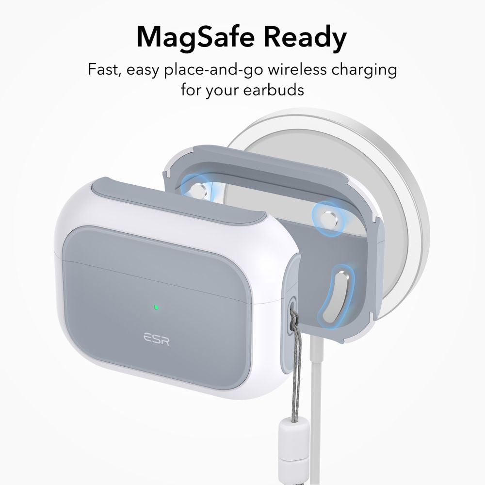 Apple AirPods Pro Deksel Orbit MagSafe, Hvit