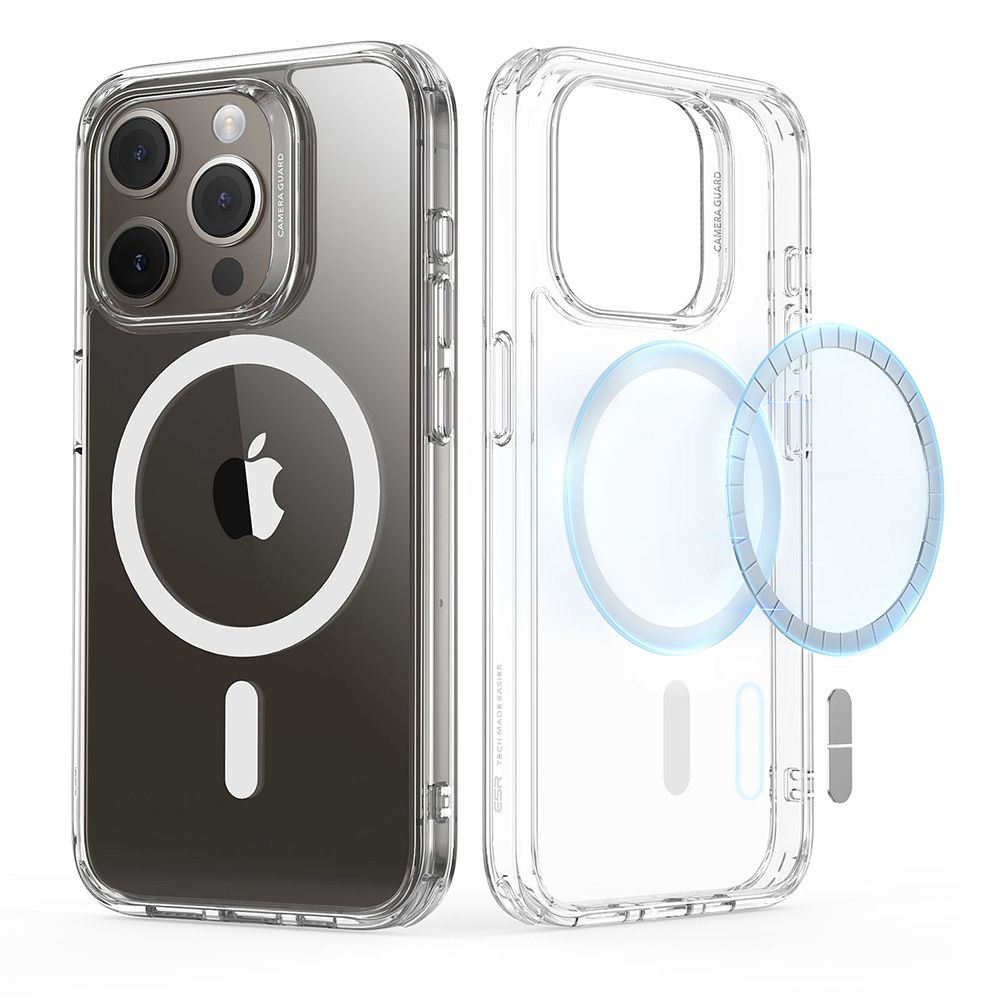 iPhone 15 Pro Max Classic Hybrid-deksel MagSafe, Clear