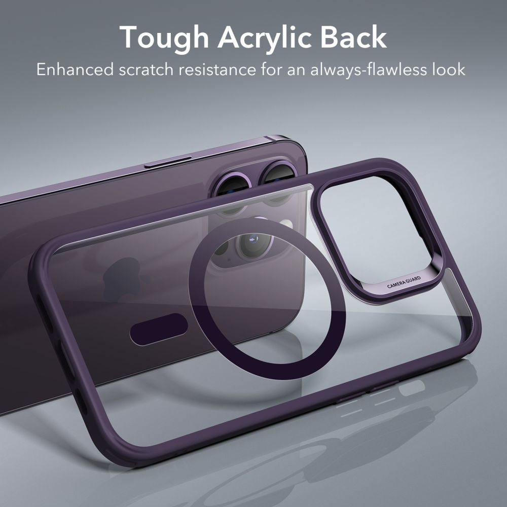 iPhone 14 Pro Classic Hybrid-deksel MagSafe, Lilla