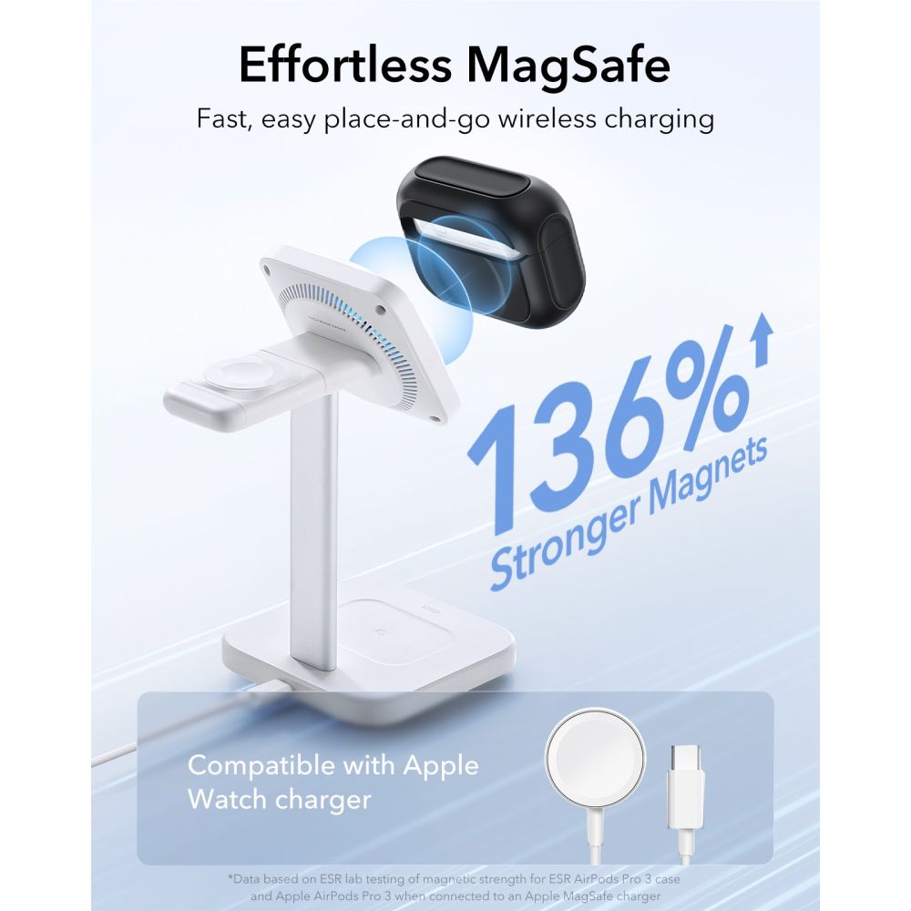 Apple AirPods Pro 3 Deksel Orbit MagSafe, Svart