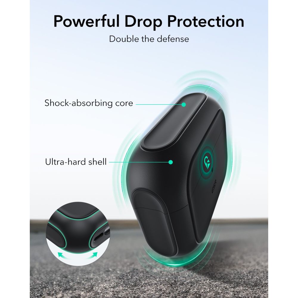Apple AirPods Pro 3 Deksel Orbit MagSafe, Svart