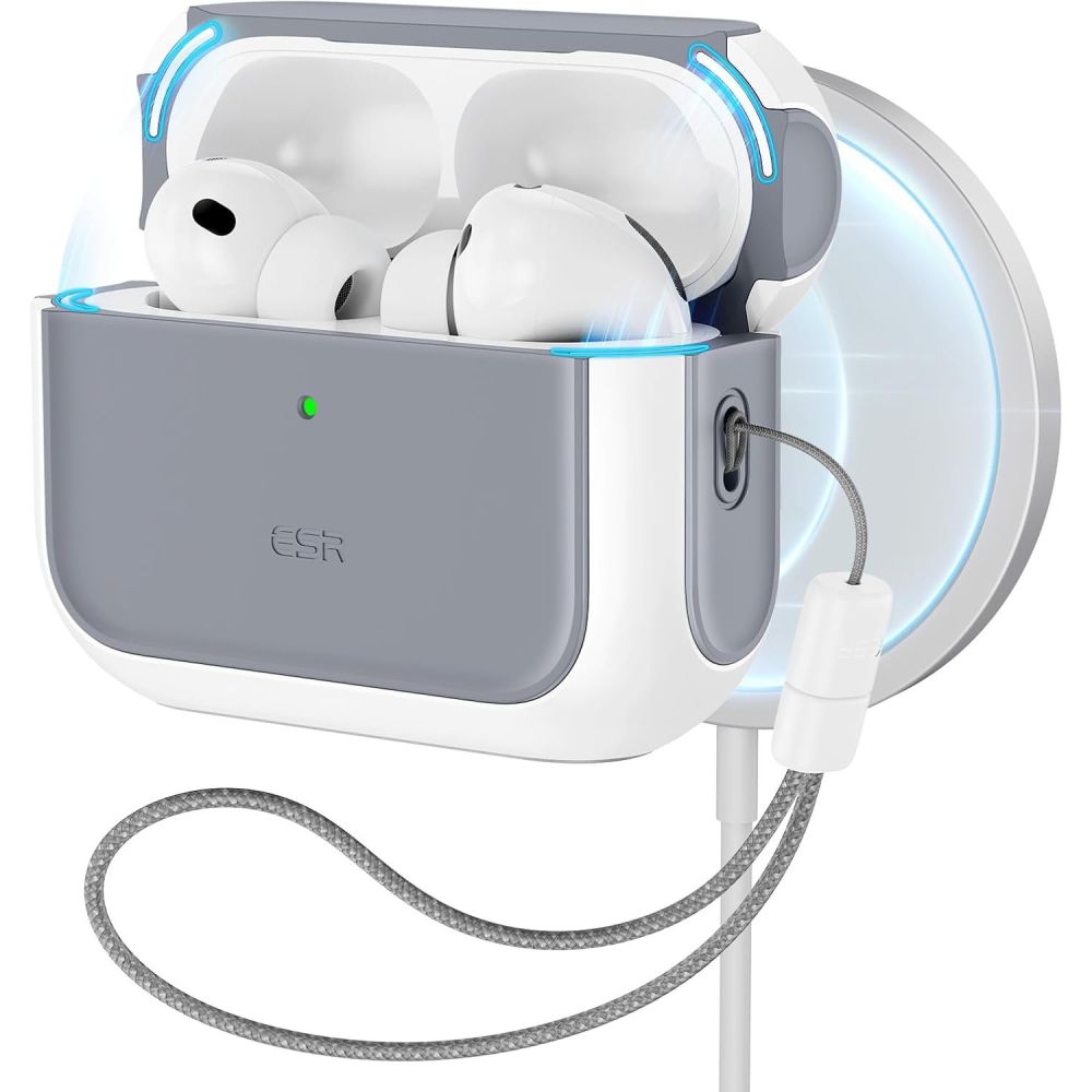 Apple AirPods Pro 3 Deksel Orbit MagSafe, Hvit